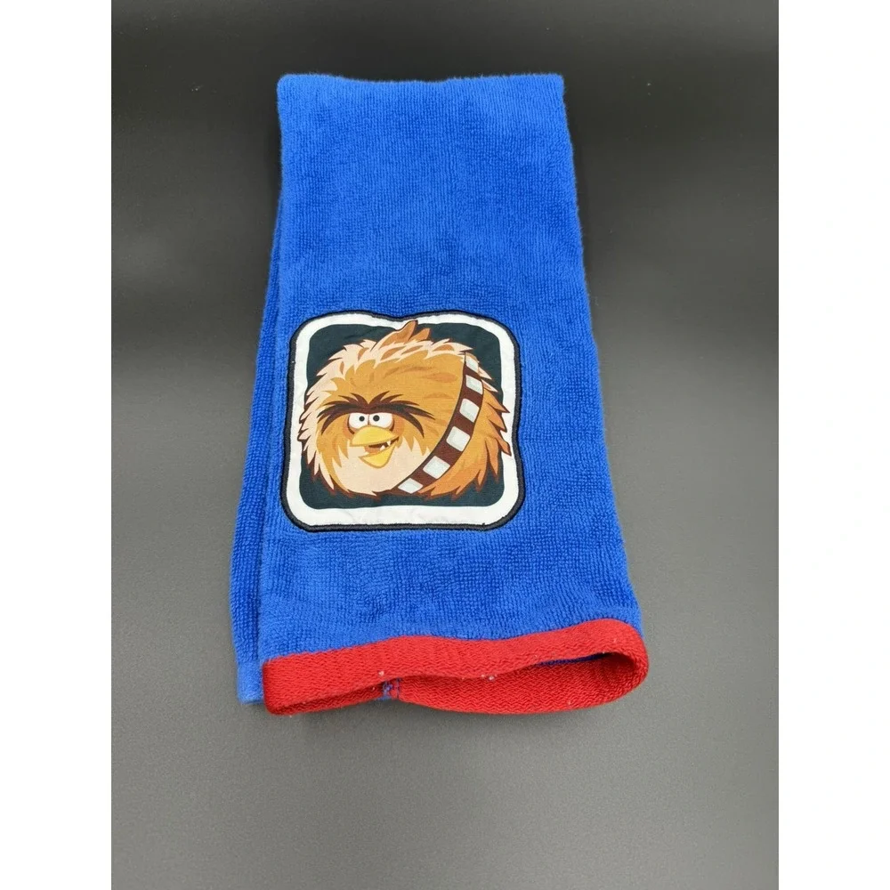 ANGRY BIRDS STAR WARS 2012 LOT OF 2 CHEWBACCA HAND TOWELS 16